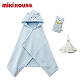 ミキハウスファースト(MIKIHOUSE) ベビーバスポンチョ 出産お祝セット ブルー（15）