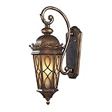 ELK 42001/2-LED, Burlington Junction Aluminum Outdoor Wall Sconce Light LED, Hazelnut Bronze [並行輸入品]