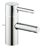 Essence New Single-Handle Single-Hole Low Arc Bathroom Faucet [並行輸入品]