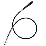 フレックスシャフト　延長コード　ロータリーツール用　フレキシブルシャフト　研削盤ツール　ドレメル研磨チャック　黒