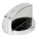 uxcell ガスストーブノブ ガスこんろ オーブンスイッチ 点火ツマミ コントロールノブ 合金製ノブ　コックトップ　キッチン用　8mm直径 Dシャフト