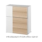リクシル TOEX エクスポスト　グレイス・ウッドデザイン　壁付けタイプ　前入れ前取出し　『リクシル』　『郵便ポスト』 ナチュラルシルバーF+シルキーアイボリー