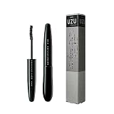 UZU モテマスカラ [ブラック] まつげ美容液マスカラ 耐水性 お湯オフ グルテンフリー ノンシリコン 合成着色料フリー 人工香料フリー