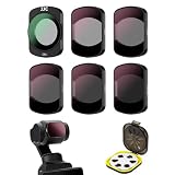 JJC DJI OSMO Pocket 3 専用 マグネットND + CPLフィルターセット 6枚 ND8 ND16 ND32 ND64 ND256 CPL 偏光フィルター NDフィルター 減光量調整 反射除去 色彩コントラスト強調 HD光学ガラス アルミフレーム レンズ保護 高透過率 撥水防汚 キズ防止 磁気吸着 装着便利 vlogカメラアクセサリー