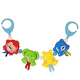 Peradix Cribおもちゃ動物Rattle文字列アクティビティおもちゃ