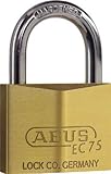 [T-4451821]ＡＢＵＳ　真鍮南京錠　ＥＣ７５－６０　ディンプルシリンダー　バラ番 EC7560KD