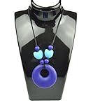 Aishine Teether -Natural Pain Reduce Rainbow Silicone Teething Nursing Breastfeeding Necklace for Mo