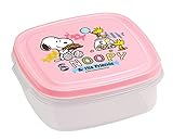 T-WORLD SNOOPY フードキーパー角型 スイーツ ピンク 6350