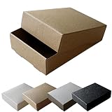 BAY LETTERPRESS ギフトボックス フタ箱 5箱 79mm×62mm クラフト