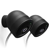 elago カムカバー Google Nest Cam Outdoor (ブラック、3個 x 2セット) - フルパッケージ、全天候型保護カバー、アダプターカバー、簡単取り付け(2021年バッテリーモデルには対応していません)