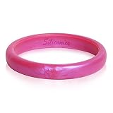 Siliconies BB Teething Bangle (Teething Jewelry) (Metallic Pink) by Siliconies [並行輸入品]