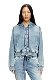 [Diesel] [ディーゼル] ウィメンズ ジョグ ジップアップスウェット DE-GIRI-CROP JOGG A1824109M32 XS ライトインディゴブルー 01
