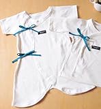 StudioPOPPOオーガニックコットン コンビ肌着(ブルー)