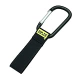 RIP-TIE ケーブルキャリアー（カラビナ8ｃｍ・黒） 25.4X152.4mm 黒 2パック J-B6-C02-BK