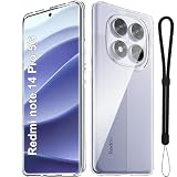 【2025新登場】For Xiaomi Poco X7 5G / Redmi Note 14 Pro 5G ケース 保護カバー クリア 【HNWEIWEI】 耐衝撃 TPU素材 柔らかい手触り 全面保護 柔らかい手触り 軽量 薄型 耐衝撃 傷つけ防止 指紋防止 黄変防止 Xiaomi Poco X7 / Redmi Note 14 Pro 5G 用 ケース カバー (クリア)