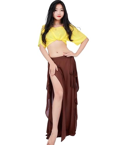 Amazon.co.jp: RIKOUZY Belly Dance Set Outfit, 2 Piece Setup, 3