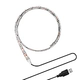 ONEVER Flexible Led Strip Lights with USB Cable for TV Computer Desktop Laptop Background Home Kitch