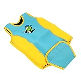 SONONIA 2.5mm　ネオプレン　赤ちゃん　幼児　子供　水着　ラップ水着　全6選択 - イエロー・ブルー, S