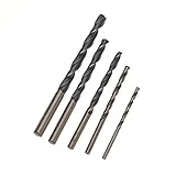 5 pcs hssの高速度鋼ストレートシャンク　スパイラルスプリットポイントドリルビットセット