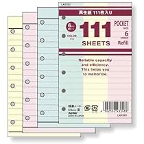 Amazon.co.jp: レイメイ藤井 システム手帳 111 徳用リフィル ポケット