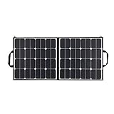 ソーラーパネル 5.5A 18V 100W 太陽光パネル Sunpowe太陽電池パネル 折りたたみ式 単結晶太陽電池パネル