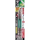 新亀製作所:サンフラッグ テーパースリムXビット ＃3X110mm TTX-3110 型式:TTX-3110（1セット:2本入）