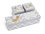 Pearhead Chevron Little Keepsakes Box Set, Grey/White by Pearhead