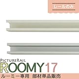 ピクチャーレール ルーミー17 レール単品 ■ホワイト ▼70cm JQ5