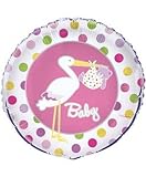 Baby Shower Decorations Pink Foil Balloon - 18 by Unique Party