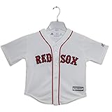 BOS Red Sox – チームロゴBoysダスティン・ペドロイア# 15 Baseball Jersey /刺繍ロゴ ホワイト