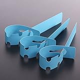 amzmonnsuta　ブルー　100pcsきれいPVC製防水ラベル 園芸 温室　ガーデン植物/野菜/果物/花卉/育苗用書き掛け看板再利用できるのラベル