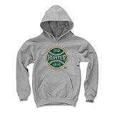 500レベルのナマズハンター子供用Youth Hoodie – Oakland野球ファンギア野球の殿堂の公式ライセンス – ナマズハンターボールG グレイ