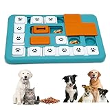 BEYOURCHOI 犬 知育玩具 犬 おもちゃ 犬 猫用 知育玩具 ノーズワーク 犬 ノーズワークマット 犬 知育玩具 早食い防止 犬 おもちゃ 音が鳴る 犬 ペット食器 ペット給餌 分離不安 ストレス解消 脳トレ 集中力向上 嗅覚訓練 運動不足 早食い防止 小/中/大型犬 (青/橙,L2)