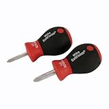 Wiha 31192 Stubby Phillips Screwdriver Set with #1 and #2 by 1-Inch with SoftFinish Handle by Wiha