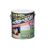 アサヒペン 水性外かべ凹凸塗料ツヤあり ベージュ 3L 【まとめ買い3セット】