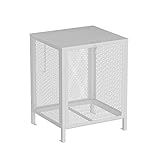 RARE count ゴミステーション ゴミ箱 屋外 ふた付き ゴミ荒らし防止 カラスや野良猫からゴミを守る ごみ収集ボックス ゴミ保管庫 ホワイト (160L)