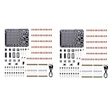 DAIVARNING はんだ付け練習キット 電子工作 基板 学生 初心者 スキルアップ 2個セット