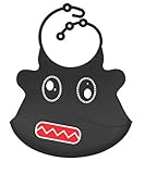 Ulubulu Silicone Bib, B.O.T. the Robot by Ulubulu [並行輸入品]