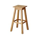 ハイスツール バースツール カウンタースツール スクエア 角型 椅子 いす 高さ70cm 木製 天然木 北欧 シンプル おしゃれ カフェ テラス 店舗 (角スツール)