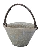 ヤマ庄陶器 信楽焼 つる付 緑葉 Sk6-3