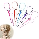 くるりんぱ スティック アレンジスティック 10本入り 5色 多彩カラー サイズ大小入り 初心者もプロも おしゃれヘアアレンジ くるりんぱ ツールキット 簡単くるりんぱ