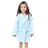 (ケヤカ) Keyaka 子供服 ベビー バスローブ バスタオル ビーチタオル プールタオル パジャマ ルームウェア 全4柄 綿100% フード付き 男女兼用 女の子 男の子 幼児 キッズ 恐竜柄 可