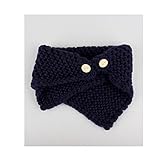 Kishiya　 スヌード　マフラー キッズ ニット　 防寒 　おしゃれ　秋冬 (ブルー)