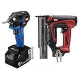 MAX(マックス) コンボ 充電式インパクトドライバ(PJ-ID151B-B2C/1850A)(青)(18V 5.0Ah)＆充電式フィニッシュネイラ(TJ...