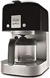 DeLonghi(デロンギ) De'Longhiドリップコーヒーメーカー ケーミックス [kMix] COX750J-BK レギュラーコーヒー 6杯用 ステンレスフィルター アロマスイッチ シャワードリップ機能 [リッチブラック] ファミリー登録で3年保証