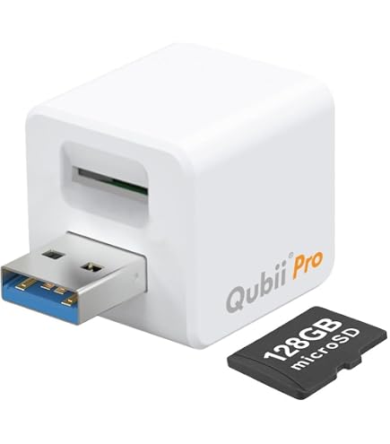 Amazon.co.jp: Maktar Qubii Duo USB Type C White (with 128GB