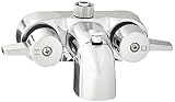 Heavy Duty 3 3/8" Centers Chrome Plated Diverter Clawfoot Tub Faucet [並行輸入品]
