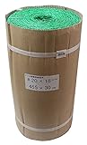WAKI 金網 ビニール被覆鉄線亀甲 #20X16mm 455mmX30m 緑