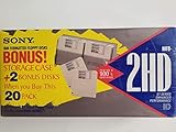 Sony 3.5 mfd-2hdフォーマットフロッピーディスク、20パック
