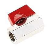 Baosity 高品質　メスxオス　1/4　ボールバルブ　真ちゅう　ボール　バルブ　スイッチ　 - f